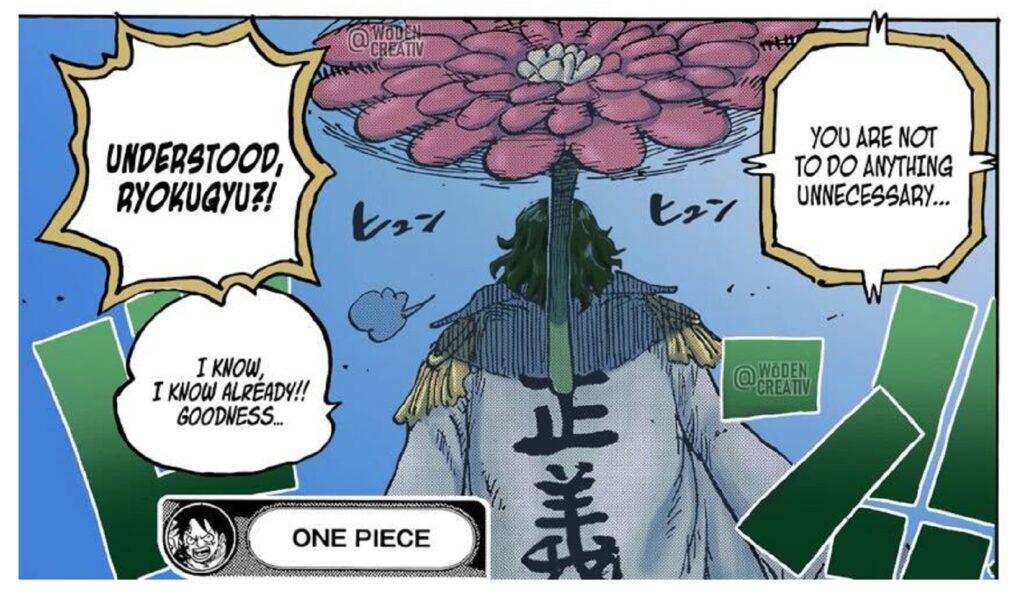 One Piece: Đô Đốc Ryokugyu – kẻ tôn sùng tuyệt đối Akainu và mang sức mạnh thức tỉnh hệ Paramecia?