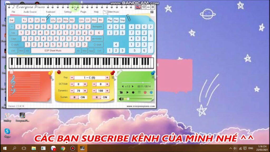 App đánh đàn Piano Trên Máy Tính
