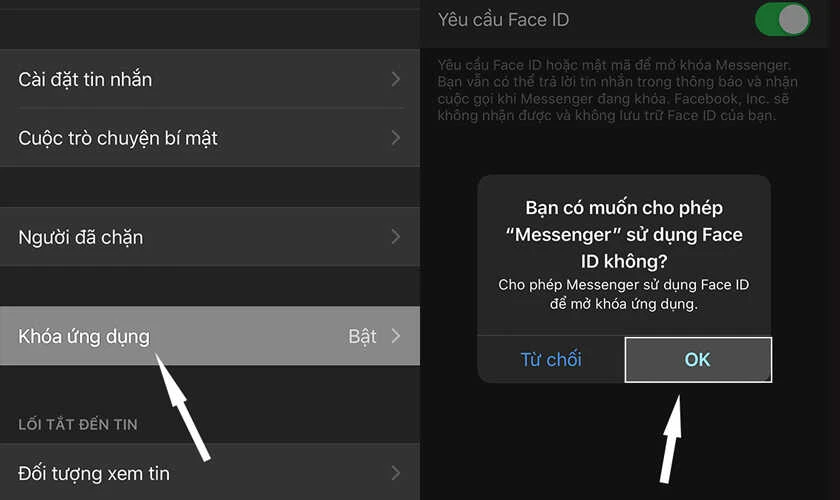 Cách đặt Mật Khẩu Cho Messenger Trên Samsung