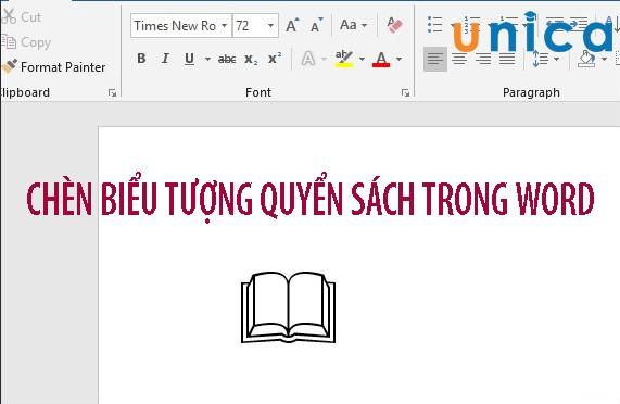 Ký Hiệu Quyển Sách Trong Word